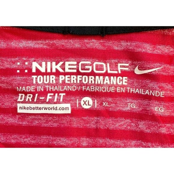 Nike Golf Tour Performance Dri Fit Polo Pink Mens XL - Picture 5 of 9